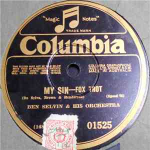 Ben Selvin & His Orchestra - My Sin / Honey download free Ben Selvin & His Orchestra - My Sin / Honey download mp3 flac