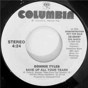 Bonnie Tyler - Save Up All Your Tears download mp3 flac