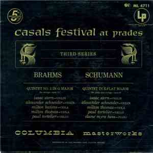 Brahms / Schumann - Casals Festival At Prades. Third Series: Brahms, Schumann download mp3 flac