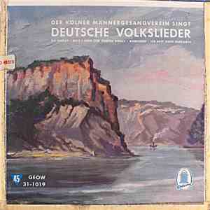 Der Kölner Männergesangverein - Deutsche Volkslieder download mp3 flac