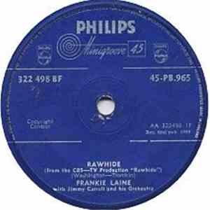 Frankie Laine With Jimmy Carroll And His Orchestra - Rawhide download mp3 flac