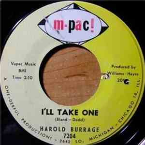 Harold Burrage - A Long Ways Together / I'll Take One download mp3 flac