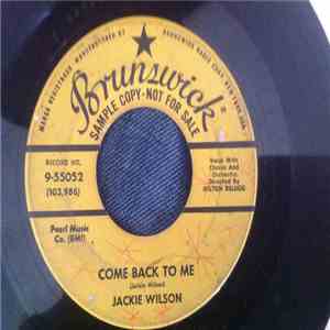Jackie Wilson - To Be Loved/Come Back To Me download mp3 flac