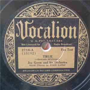 Joe Green And His Orchestra - True / Dream Of Me Darling Tonight download mp3 flac