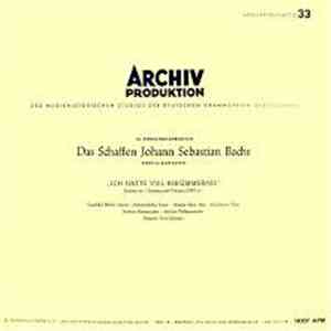 Johann Sebastian Bach - Gunthild Weber, Helmut Krebs, Herman Schey, Karl Steins - Berliner Motettenchor, Berliner Philharmoniker - Fritz Lehmann - "Ich Hatte Viel Bekümmernis" download mp3 flac