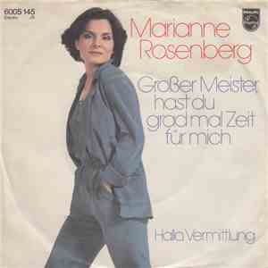 Marianne Rosenberg - Großer Meister, Hast Du Grad Mal Zeit Für Mich download free Marianne Rosenberg - Großer Meister, Hast Du Grad Mal Zeit Für Mich download mp3 flac