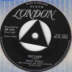 Micki Marlo - That's Right download mp3 flac