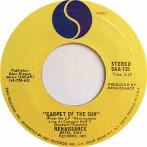 Renaissance  - Carpet Of The Sun download free