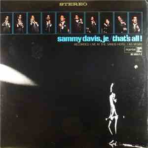 Sammy Davis Jr. - That's All! Recorded Live At The Sands Hotel, Las Vegas download free Sammy Davis Jr. - That's All! Recorded Live At The Sands Hotel, Las Vegas download mp3 flac