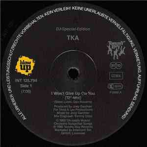 TKA - I Won't Give Up On You download mp3 flac