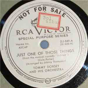 Tommy Dorsey And His Orchestra - Just One Of Those Things download free Tommy Dorsey And His Orchestra - Just One Of Those Things download mp3 flac